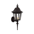 SNOC, MANOR - WALL MOUNT UP WITH MEDIUM ROD 21220, OUTDOOR WALL LIGHTS