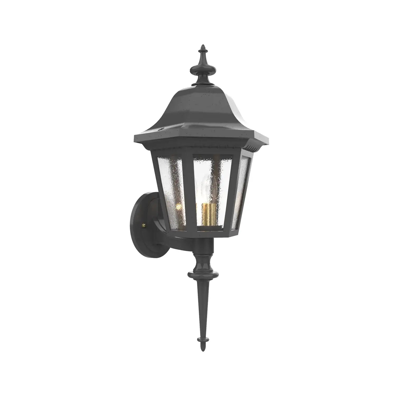 SNOC, MANOR - WALL MOUNT UP WITH MEDIUM ROD 21220, OUTDOOR WALL LIGHTS