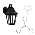 SNOC MANOR - OPEN BOTTOM THREE HEAD DOWN MOUNT FOR MEDIUM POST 21282 3A - Post