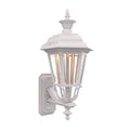SNOC, JAMESTOWN - UPLIGHTER WALL MOUNT WITH MEDIUM FINIAL 21412, OUTDOOR WALL LIGHTS