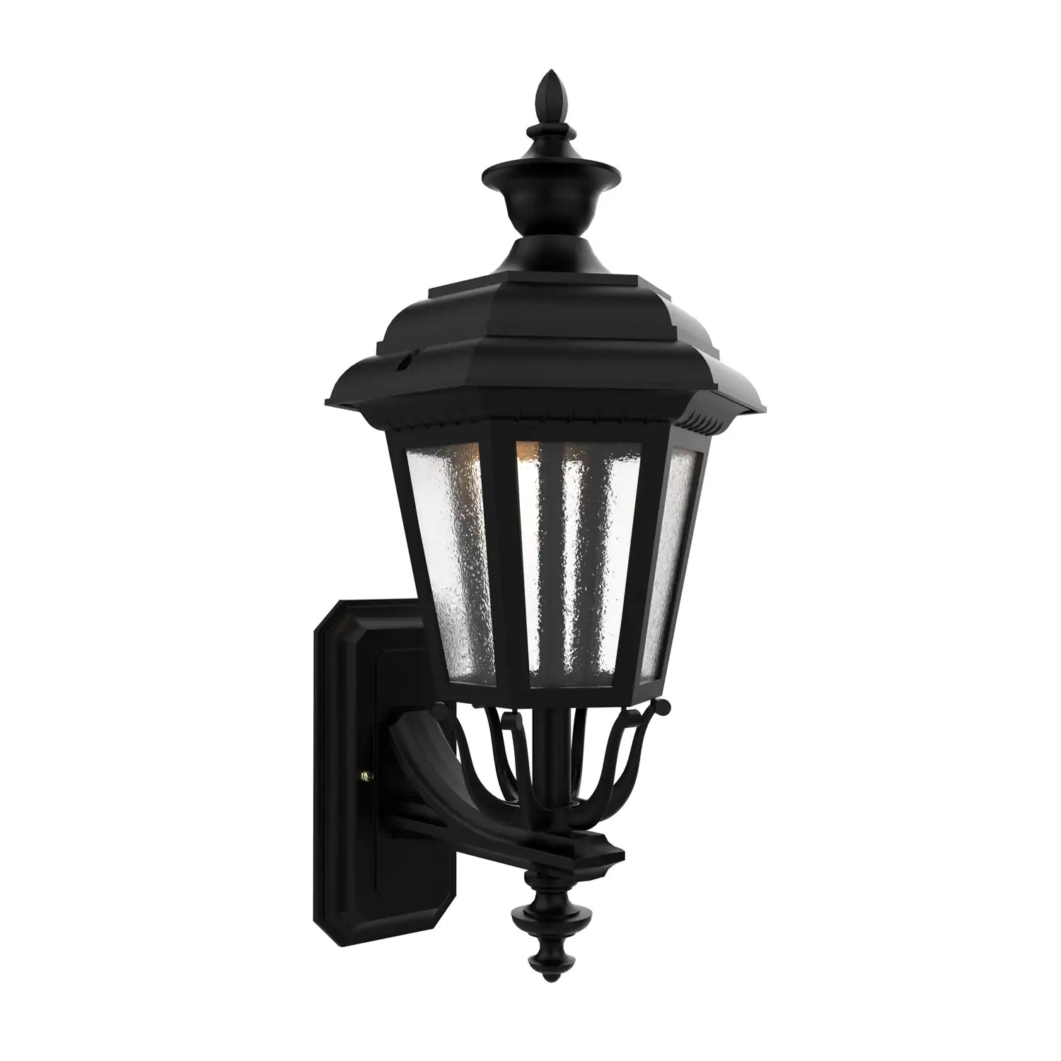 SNOC, JAMESTOWN - UPLIGHTER WALL MOUNT WITH MEDIUM FINIAL 21412, OUTDOOR WALL LIGHTS
