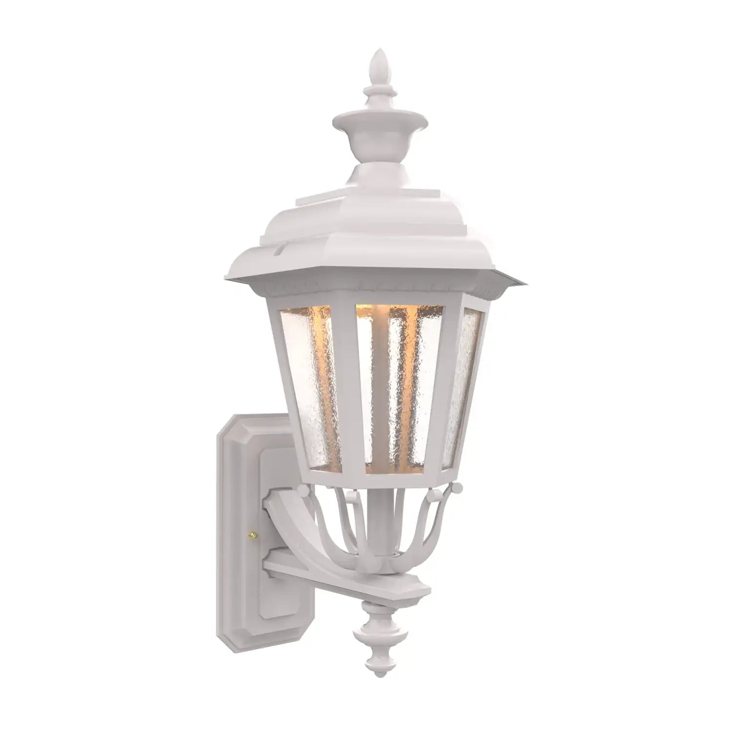 SNOC, JAMESTOWN - UPLIGHTER WALL MOUNT WITH MEDIUM FINIAL 21412, OUTDOOR WALL LIGHTS