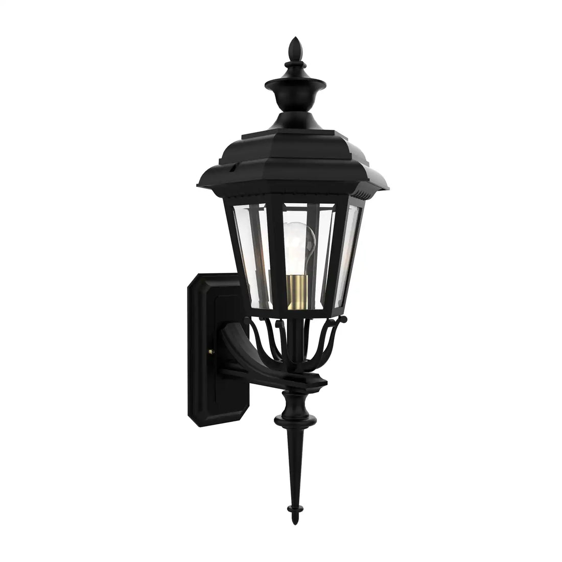 SNOC, JAMESTOWN - WALL MOUNT UP WITH MEDIUM ROD 21413, OUTDOOR WALL LIGHTS