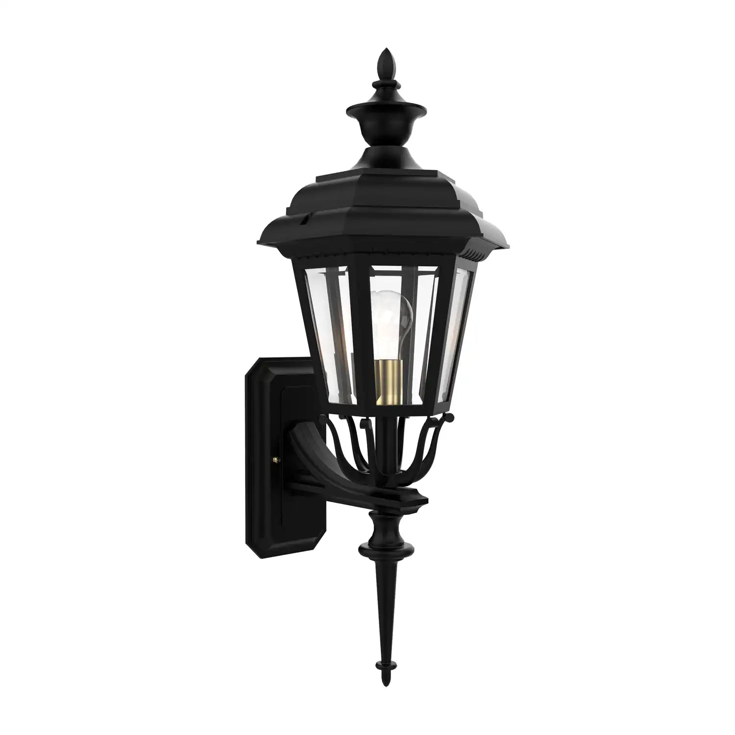 SNOC, JAMESTOWN - WALL MOUNT UP WITH MEDIUM ROD 21413, OUTDOOR WALL LIGHTS