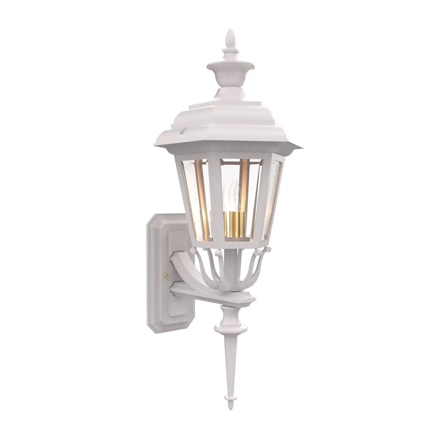 SNOC, JAMESTOWN - WALL MOUNT UP WITH MEDIUM ROD 21413, OUTDOOR WALL LIGHTS