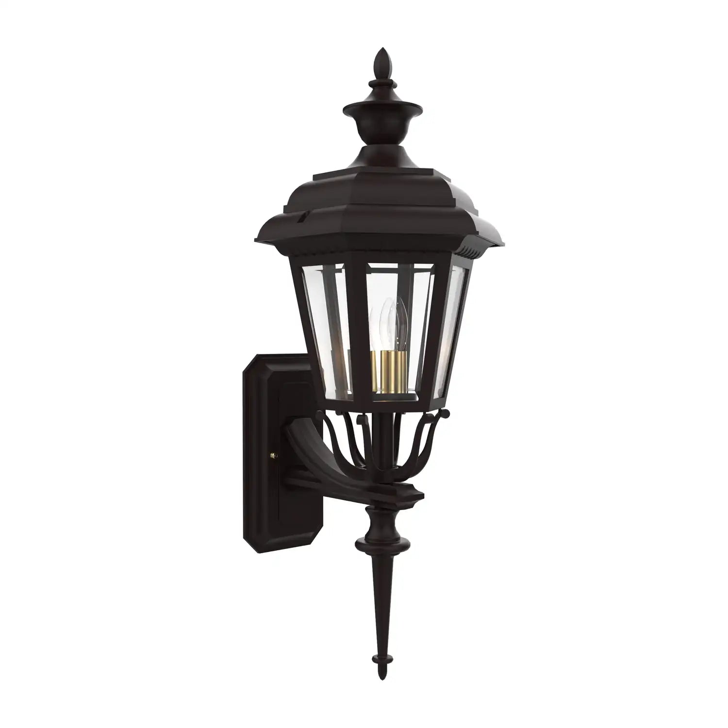 SNOC, JAMESTOWN - WALL MOUNT UP WITH MEDIUM ROD 21413, OUTDOOR WALL LIGHTS