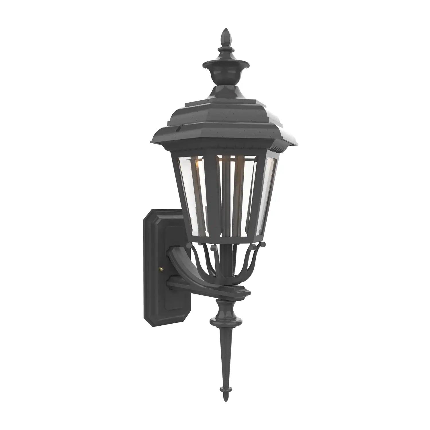 SNOC, JAMESTOWN - WALL MOUNT UP WITH MEDIUM ROD 21413, OUTDOOR WALL LIGHTS