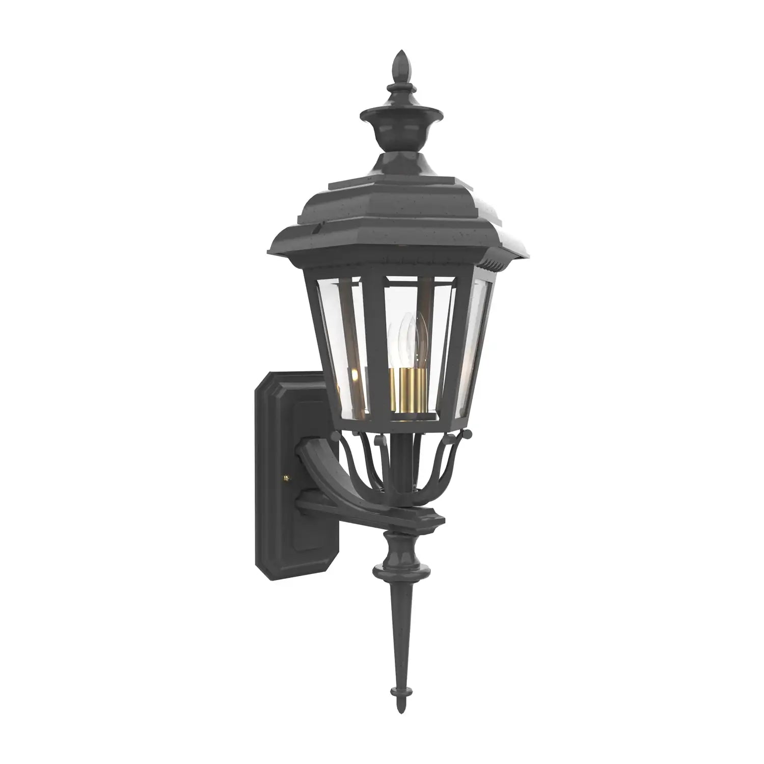 SNOC, JAMESTOWN - WALL MOUNT UP WITH MEDIUM ROD 21413, OUTDOOR WALL LIGHTS