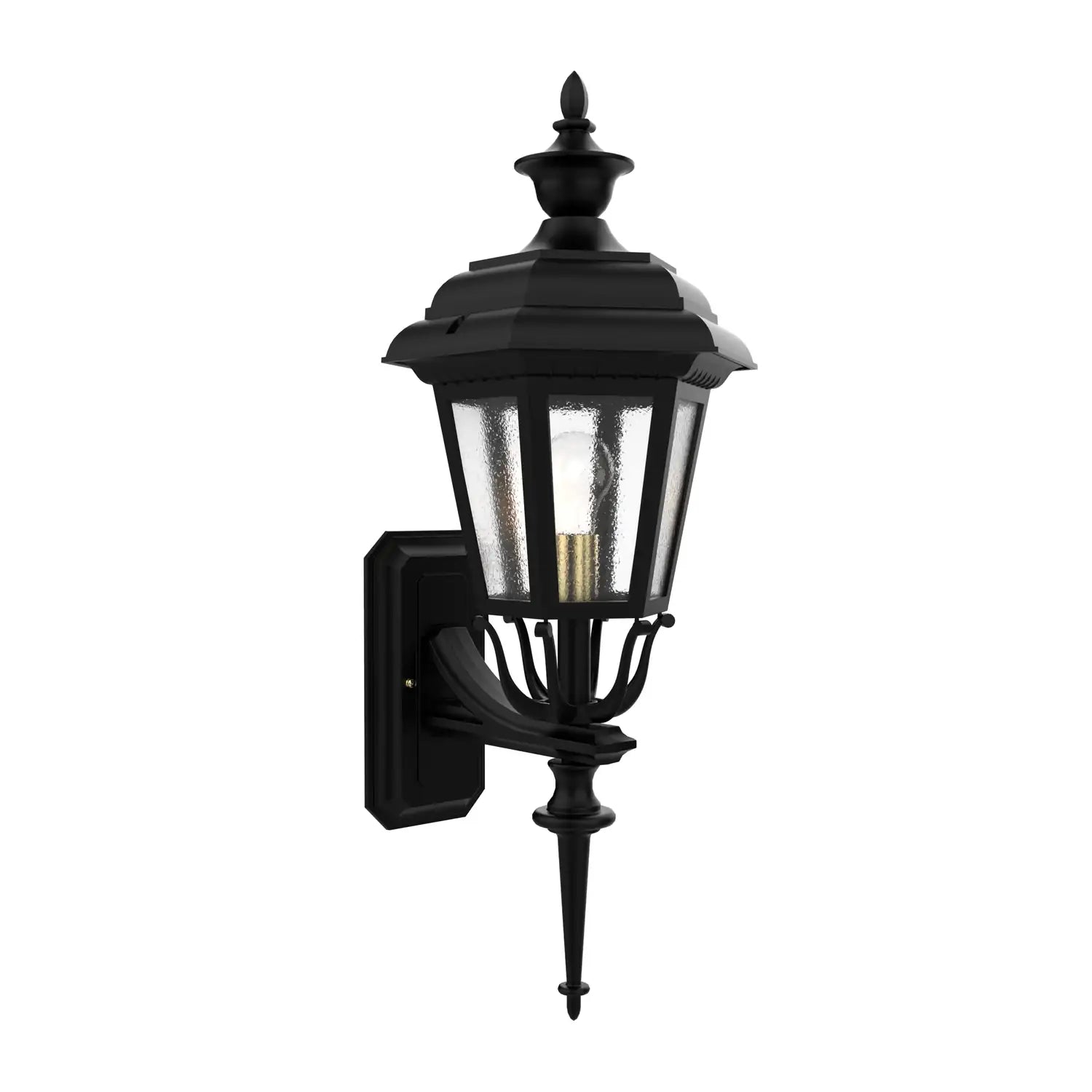 SNOC, JAMESTOWN - WALL MOUNT UP WITH MEDIUM ROD 21413, OUTDOOR WALL LIGHTS