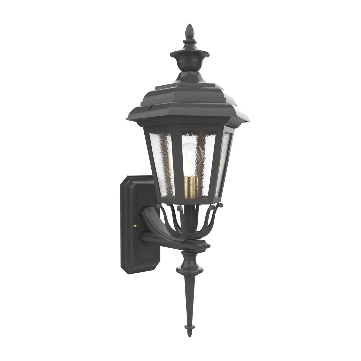 SNOC, JAMESTOWN - WALL MOUNT UP WITH MEDIUM ROD 21413, OUTDOOR WALL LIGHTS