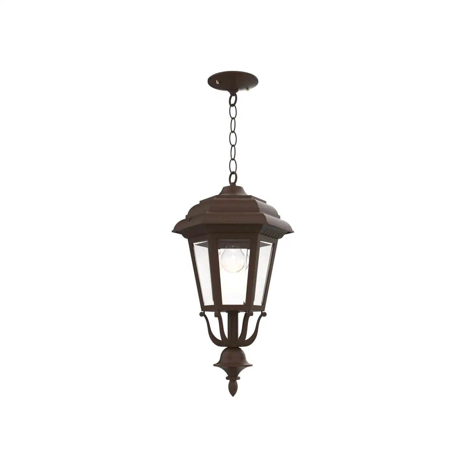 SNOC, JAMESTOWN - CEILING MOUNT WITH CHAIN CLOSED BOTTOM MEDIUM FORMAT 21455, OUTDOOR CEILING LIGHT