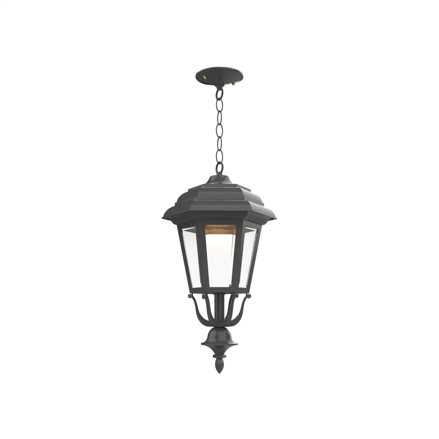 SNOC, JAMESTOWN - CEILING MOUNT WITH CHAIN CLOSED BOTTOM MEDIUM FORMAT 21455, OUTDOOR CEILING LIGHT