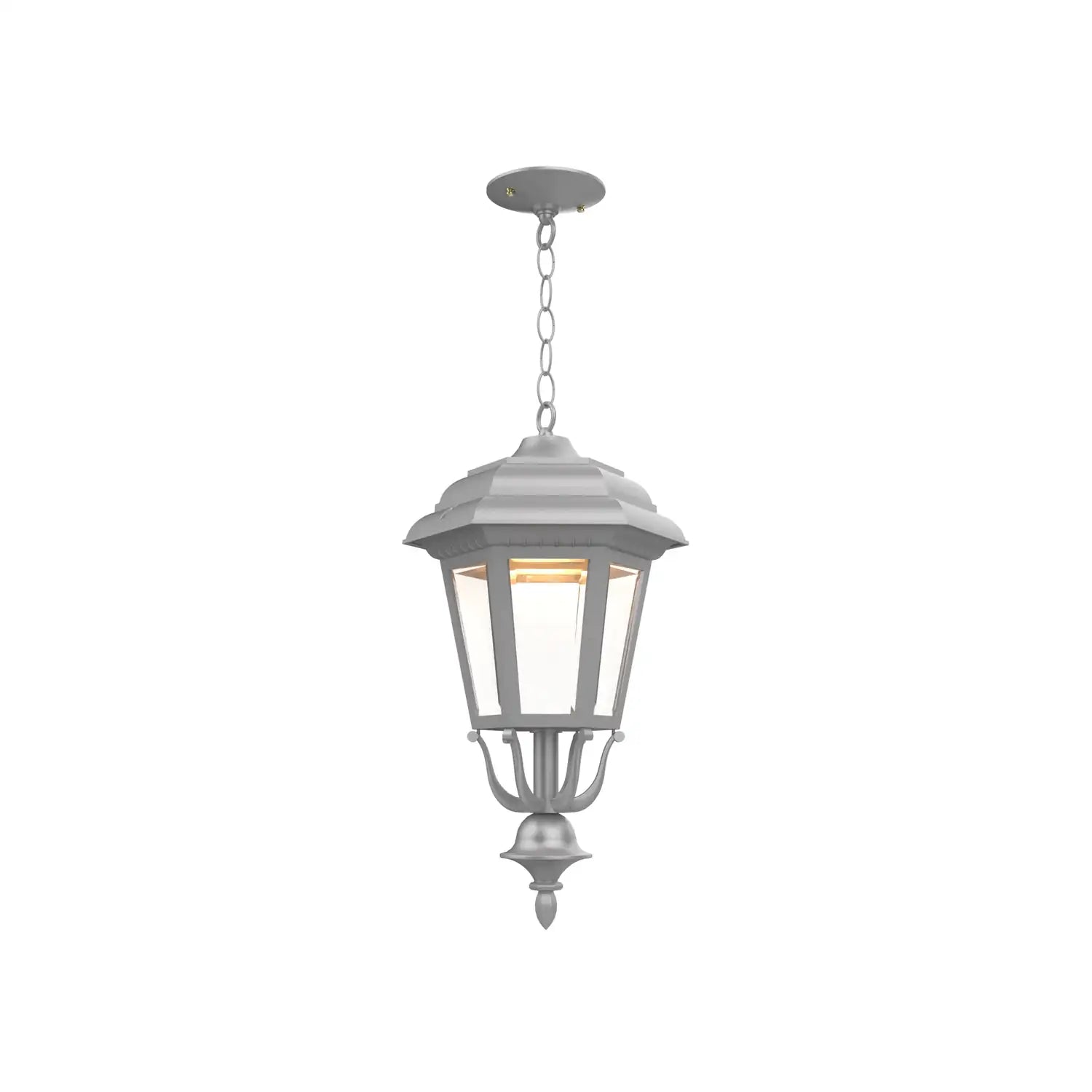SNOC, JAMESTOWN - CEILING MOUNT WITH CHAIN CLOSED BOTTOM MEDIUM FORMAT 21455, OUTDOOR CEILING LIGHT