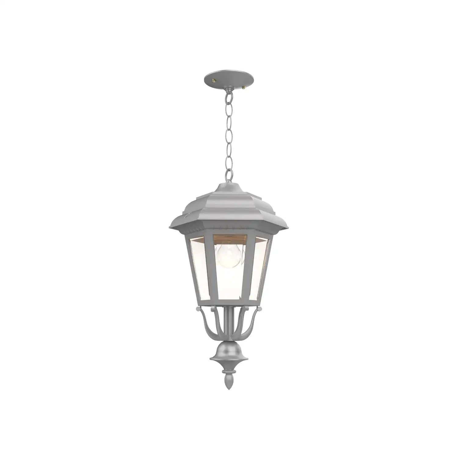 SNOC, JAMESTOWN - CEILING MOUNT WITH CHAIN CLOSED BOTTOM MEDIUM FORMAT 21455, OUTDOOR CEILING LIGHT