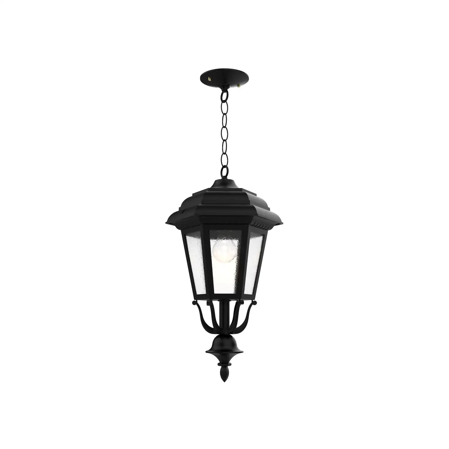 SNOC, JAMESTOWN - CEILING MOUNT WITH CHAIN CLOSED BOTTOM MEDIUM FORMAT 21455, OUTDOOR CEILING LIGHT