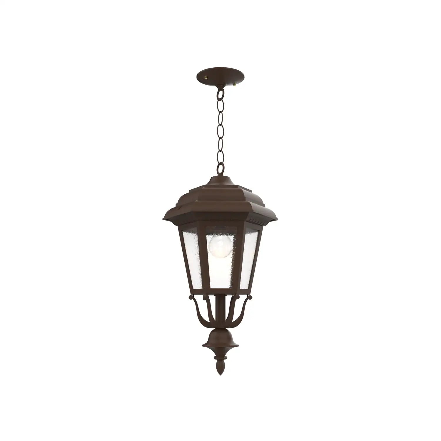 SNOC, JAMESTOWN - CEILING MOUNT WITH CHAIN CLOSED BOTTOM MEDIUM FORMAT 21455, OUTDOOR CEILING LIGHT