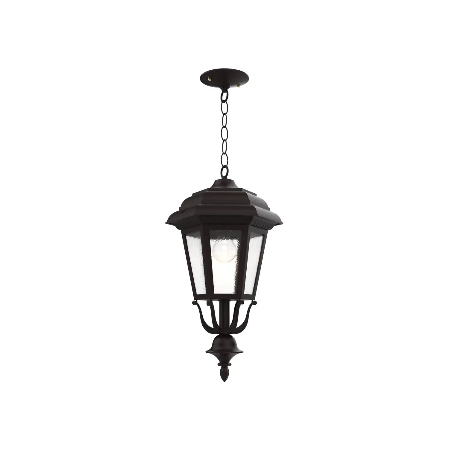 SNOC, JAMESTOWN - CEILING MOUNT WITH CHAIN CLOSED BOTTOM MEDIUM FORMAT 21455, OUTDOOR CEILING LIGHT