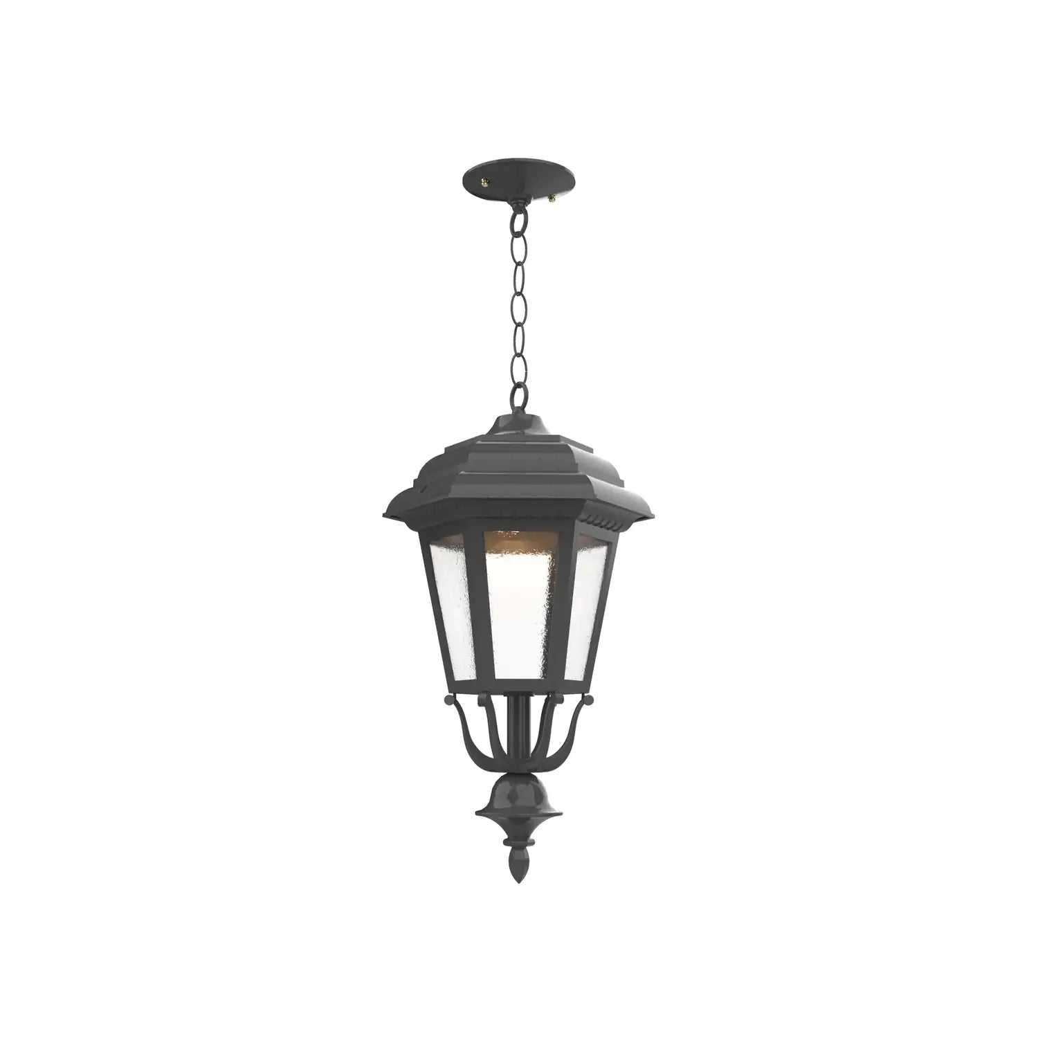 SNOC, JAMESTOWN - CEILING MOUNT WITH CHAIN CLOSED BOTTOM MEDIUM FORMAT 21455, OUTDOOR CEILING LIGHT
