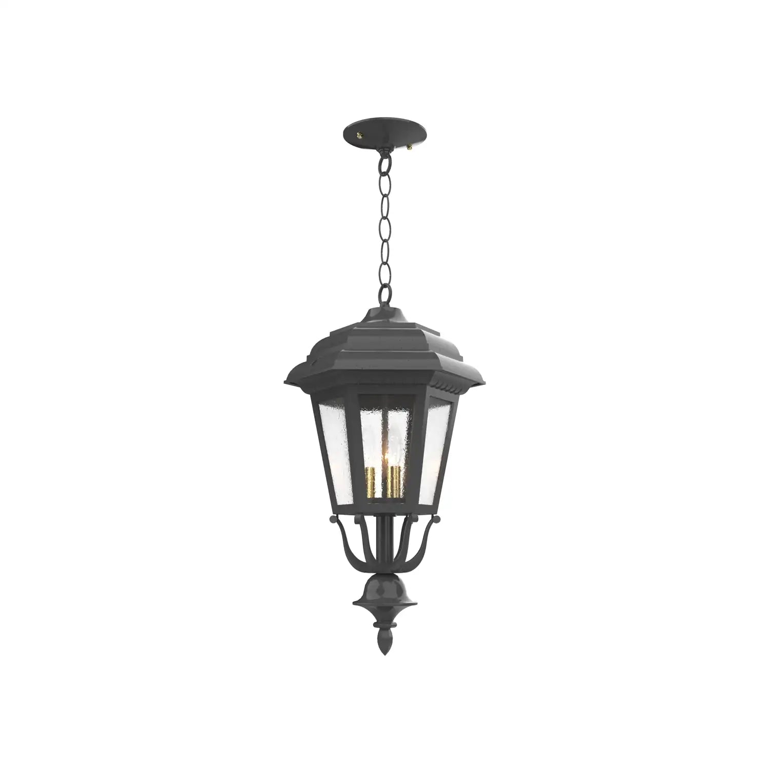SNOC, JAMESTOWN - CEILING MOUNT WITH CHAIN CLOSED BOTTOM MEDIUM FORMAT 21455, OUTDOOR CEILING LIGHT
