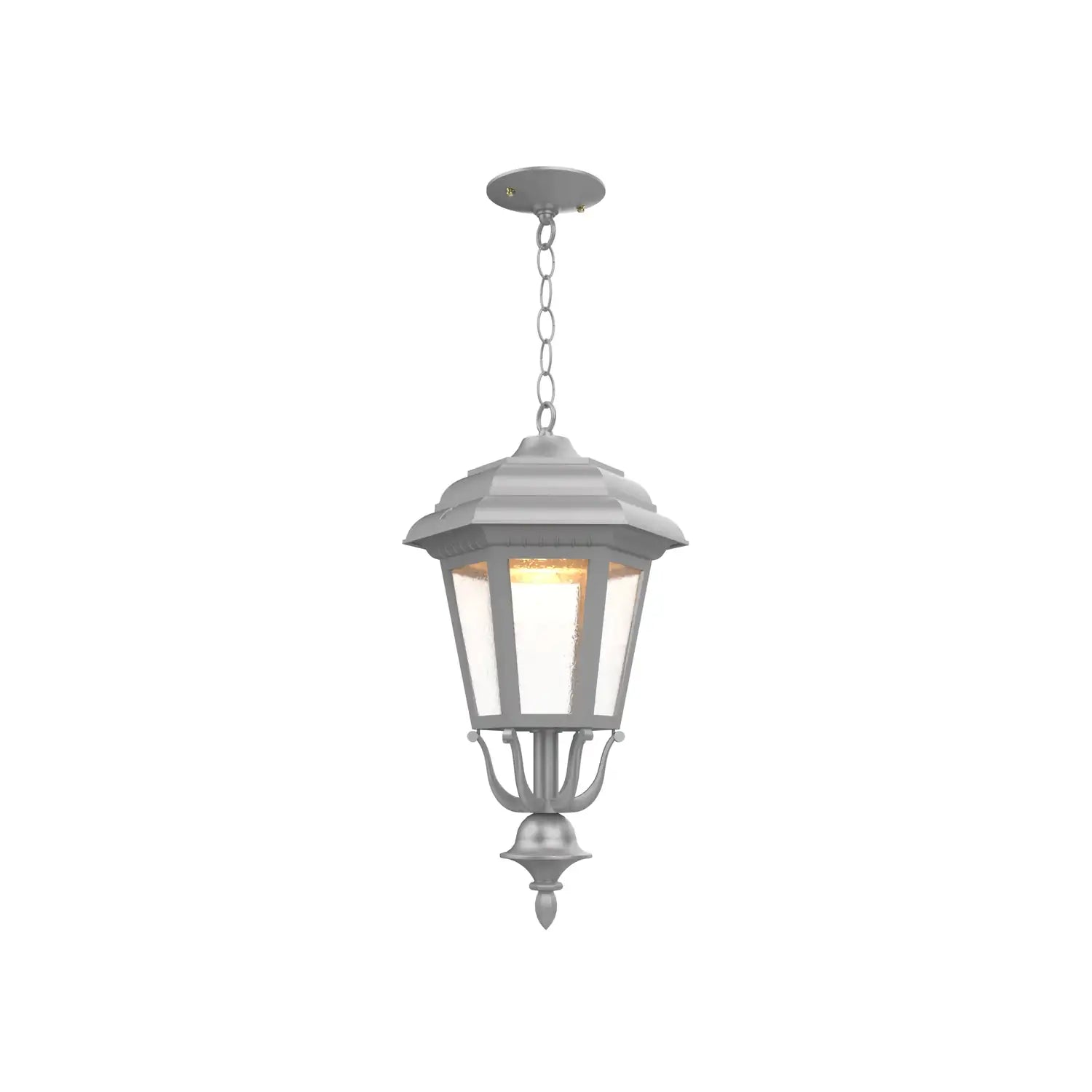 SNOC, JAMESTOWN - CEILING MOUNT WITH CHAIN CLOSED BOTTOM MEDIUM FORMAT 21455, OUTDOOR CEILING LIGHT