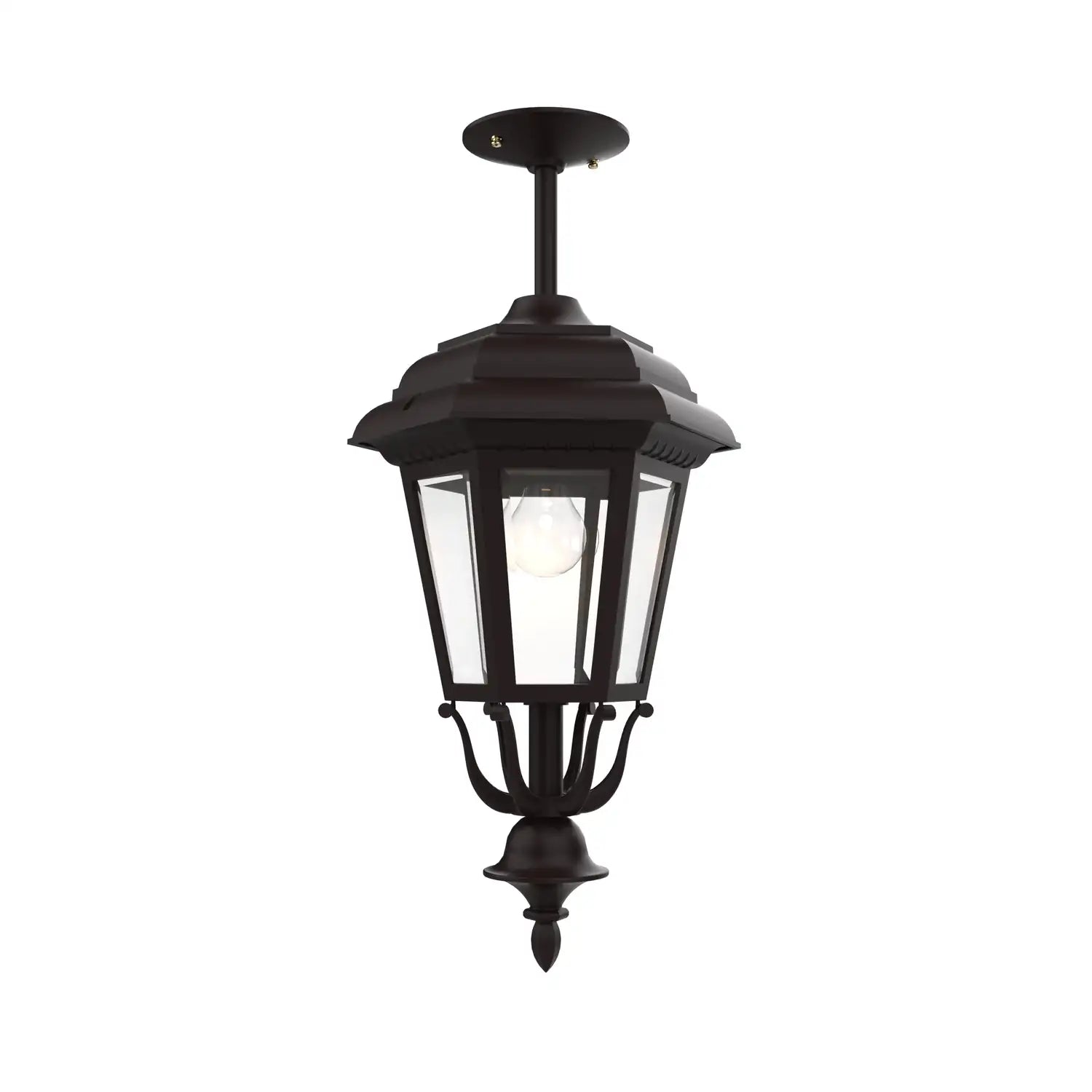 SNOC, JAMESTOWN - CEILING MOUNT ROD CLOSED BOTTOM MEDIUM SIZE 21457, OUTDOOR CEILING LIGHT