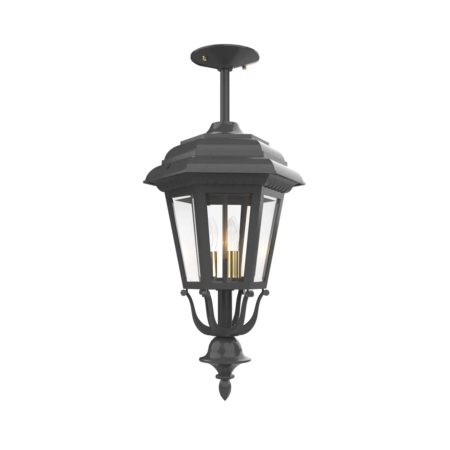 SNOC, JAMESTOWN - CEILING MOUNT ROD CLOSED BOTTOM MEDIUM SIZE 21457, OUTDOOR CEILING LIGHT