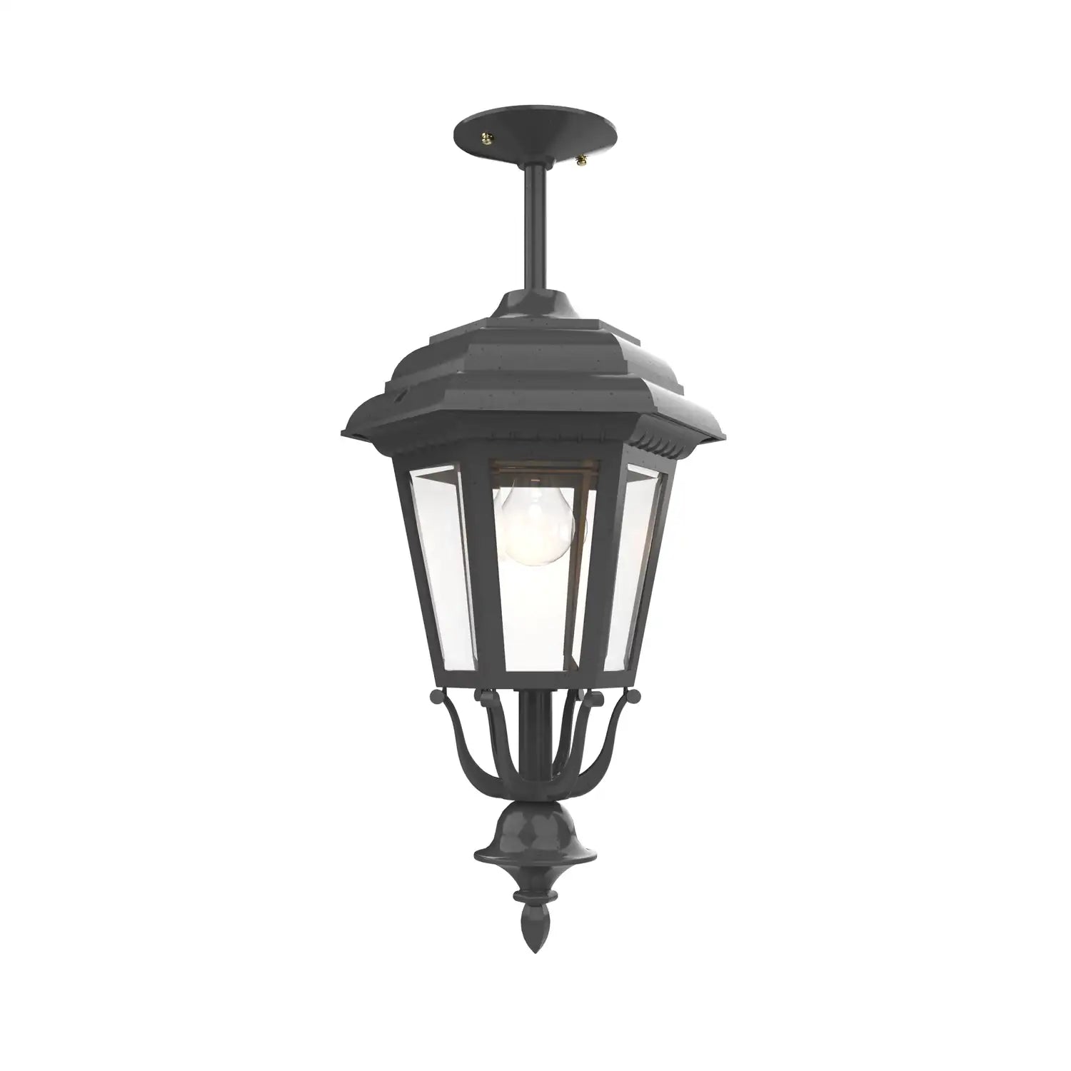 SNOC, JAMESTOWN - CEILING MOUNT ROD CLOSED BOTTOM MEDIUM SIZE 21457, OUTDOOR CEILING LIGHT