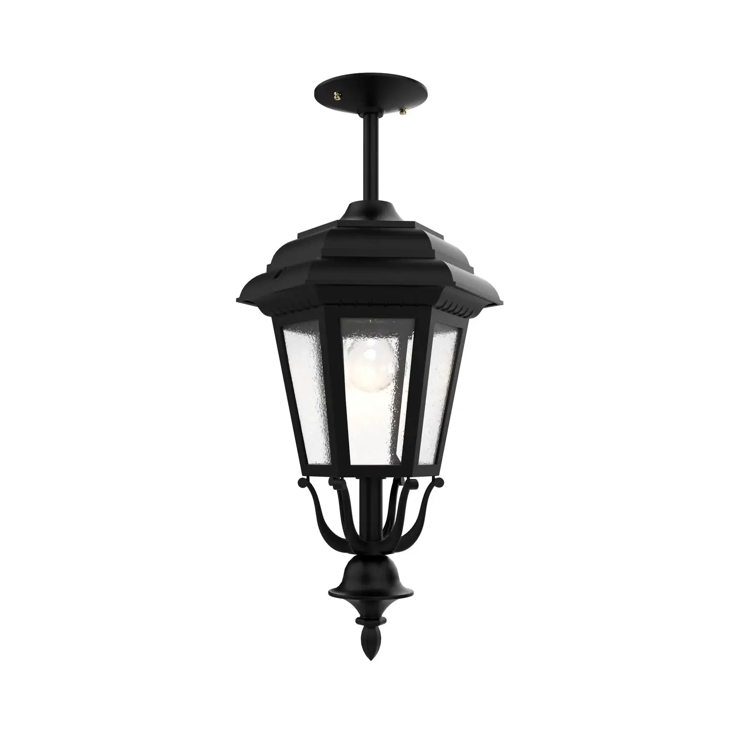 SNOC, JAMESTOWN - CEILING MOUNT ROD CLOSED BOTTOM MEDIUM SIZE 21457, OUTDOOR CEILING LIGHT
