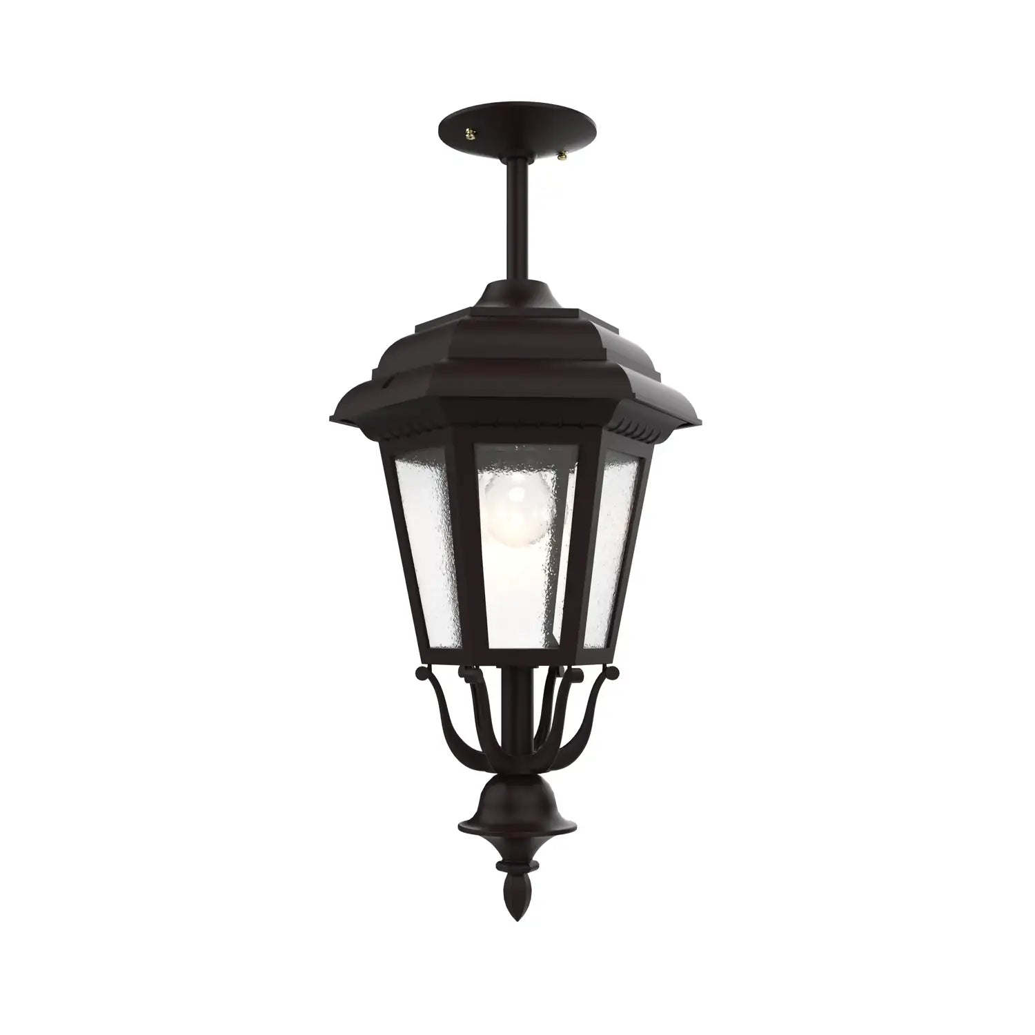 SNOC, JAMESTOWN - CEILING MOUNT ROD CLOSED BOTTOM MEDIUM SIZE 21457, OUTDOOR CEILING LIGHT