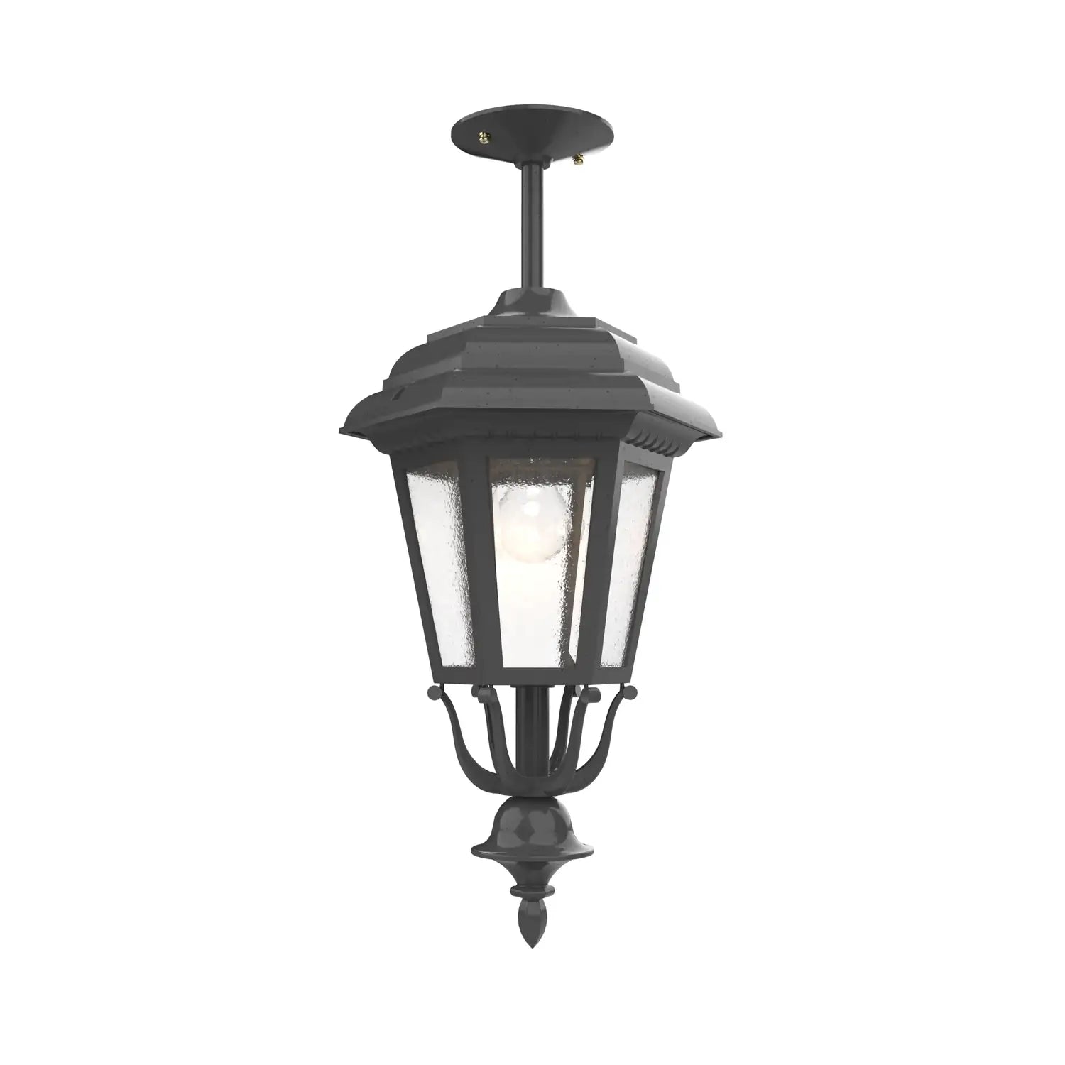 SNOC, JAMESTOWN - CEILING MOUNT ROD CLOSED BOTTOM MEDIUM SIZE 21457, OUTDOOR CEILING LIGHT