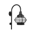 SNOC, BRIDGEPORT - WALL MOUNT DOWN WITH CANE OPEN BOTTOM MEDIUM 21899, OUTDOOR WALL LIGHTS