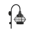 SNOC, BRIDGEPORT - WALL MOUNT DOWN WITH CANE OPEN BOTTOM MEDIUM 21899, OUTDOOR WALL LIGHTS