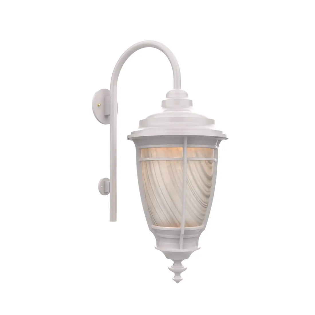 SNOC, PORTLAND - WALL MOUNT WITH CANE DOWN MEDIUM CLOSED BOTTOM 22099, OUTDOOR WALL LIGHTS