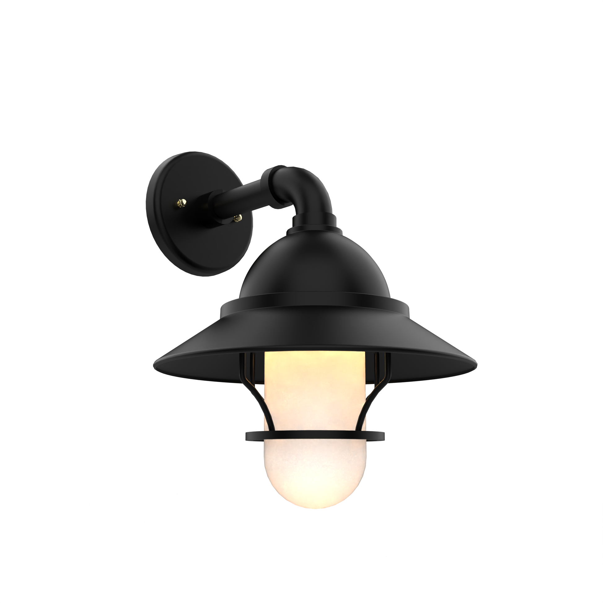 SNOC, SAN FRANCISCO - DOWN-MOUNT WALL MURAL WITH MEDIUM GLOBE AND GRID 22221, OUTDOOR WALL LIGHTS