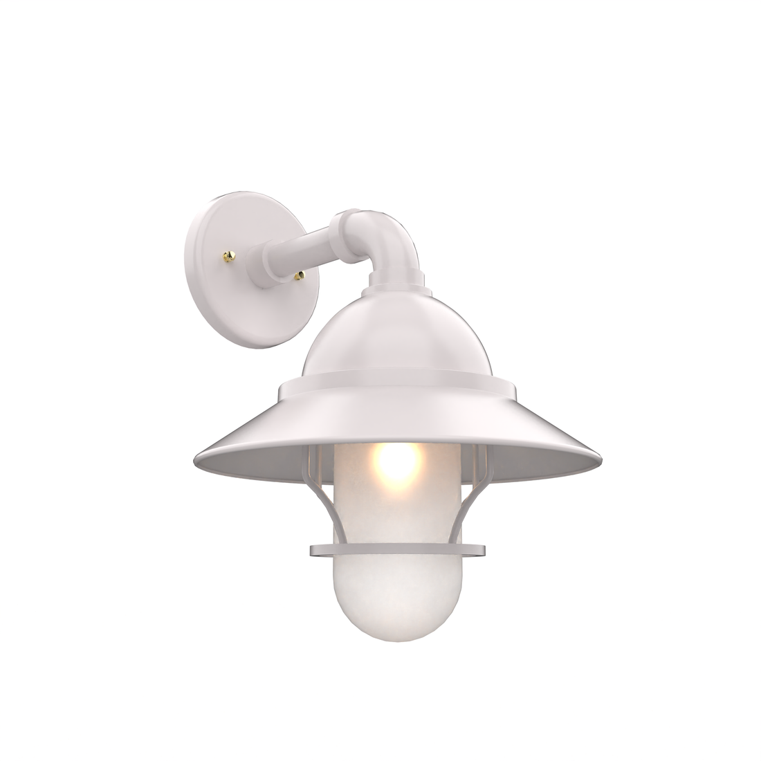 SNOC, SAN FRANCISCO - DOWN-MOUNT WALL MURAL WITH MEDIUM GLOBE AND GRID 22221, OUTDOOR WALL LIGHTS