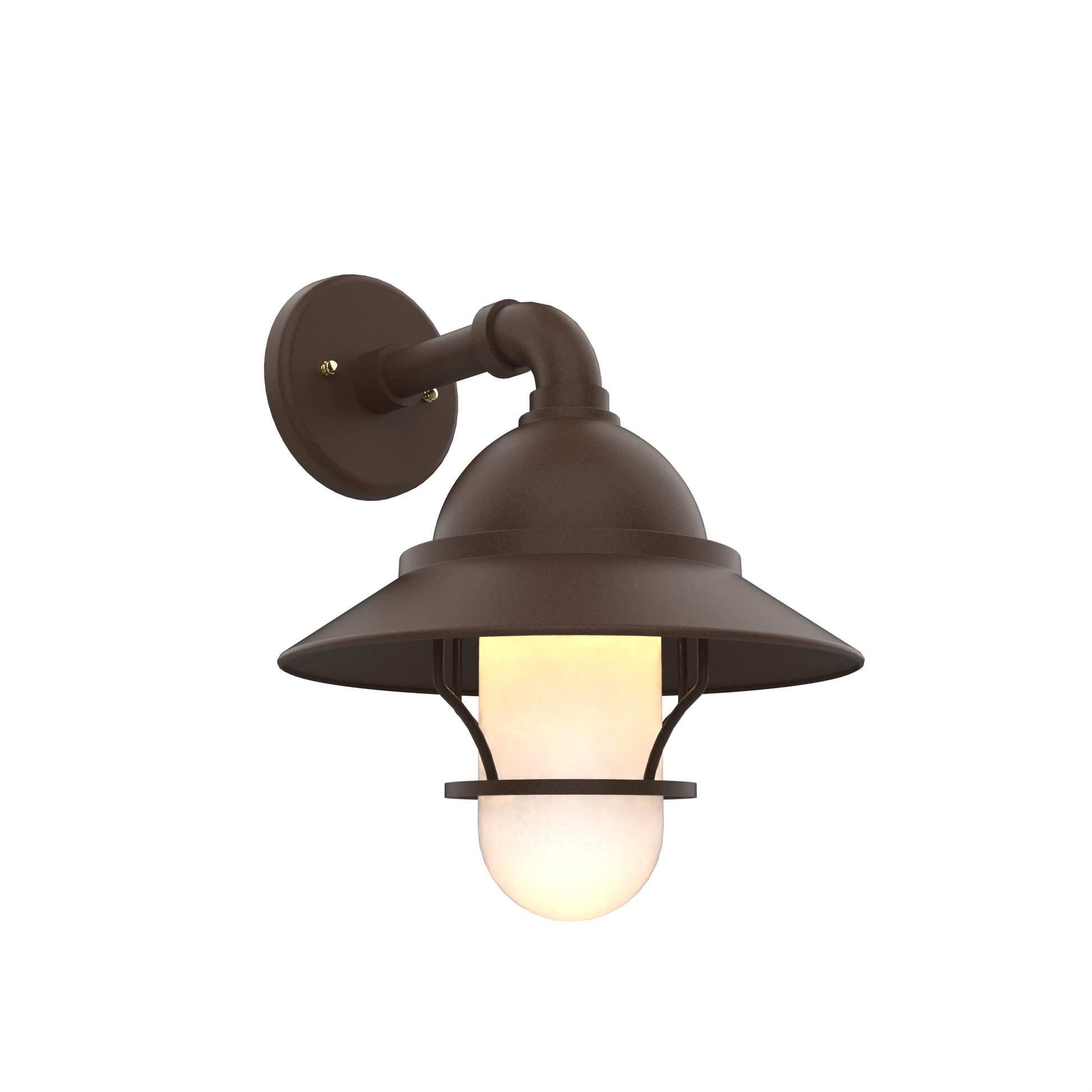 SNOC, SAN FRANCISCO - DOWN-MOUNT WALL MURAL WITH MEDIUM GLOBE AND GRID 22221, OUTDOOR WALL LIGHTS