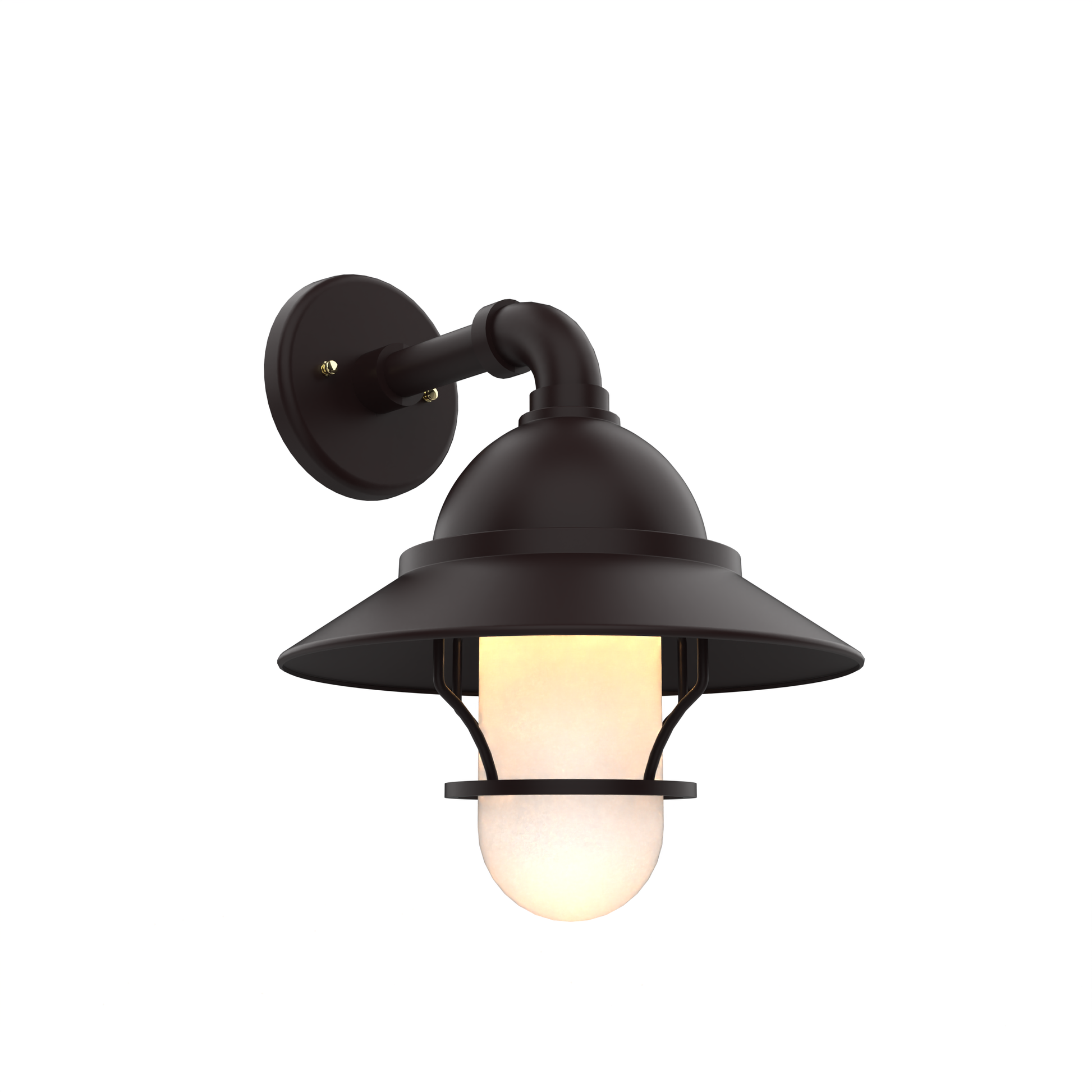 SNOC, SAN FRANCISCO - DOWN-MOUNT WALL MURAL WITH MEDIUM GLOBE AND GRID 22221, OUTDOOR WALL LIGHTS