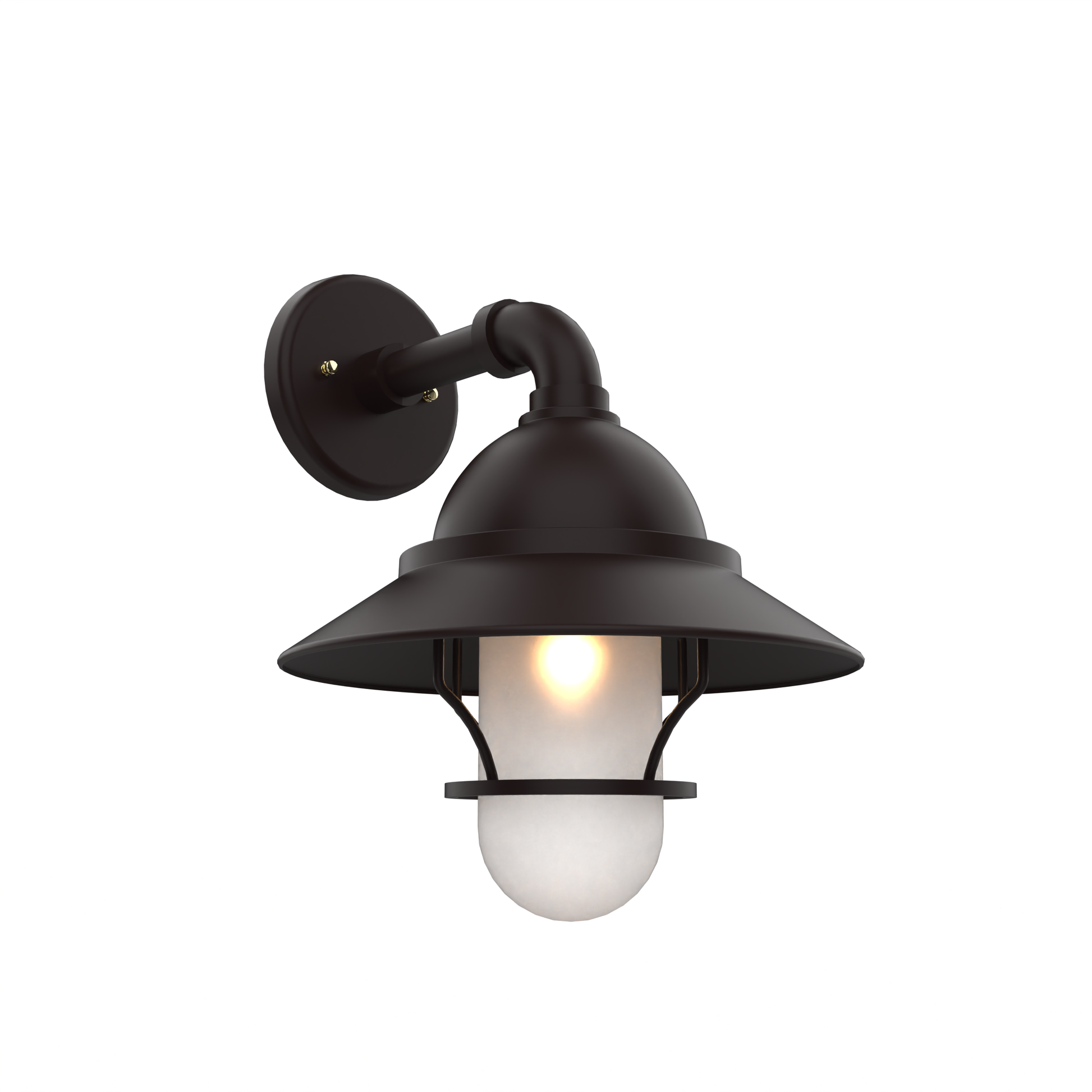 SNOC, SAN FRANCISCO - DOWN-MOUNT WALL MURAL WITH MEDIUM GLOBE AND GRID 22221, OUTDOOR WALL LIGHTS