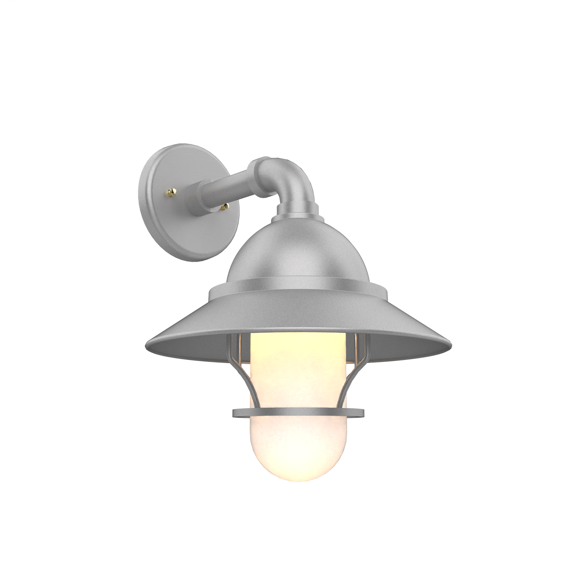 SNOC, SAN FRANCISCO - DOWN-MOUNT WALL MURAL WITH MEDIUM GLOBE AND GRID 22221, OUTDOOR WALL LIGHTS