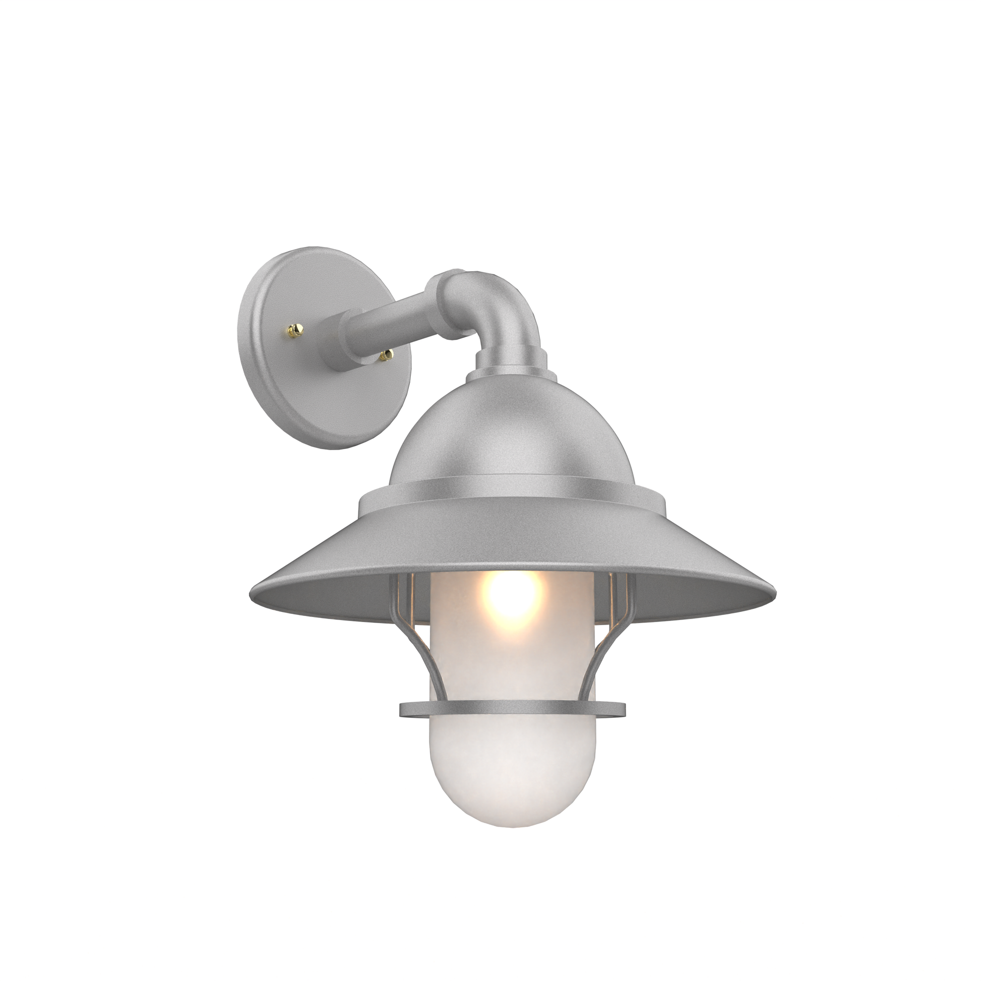 SNOC, SAN FRANCISCO - DOWN-MOUNT WALL MURAL WITH MEDIUM GLOBE AND GRID 22221, OUTDOOR WALL LIGHTS