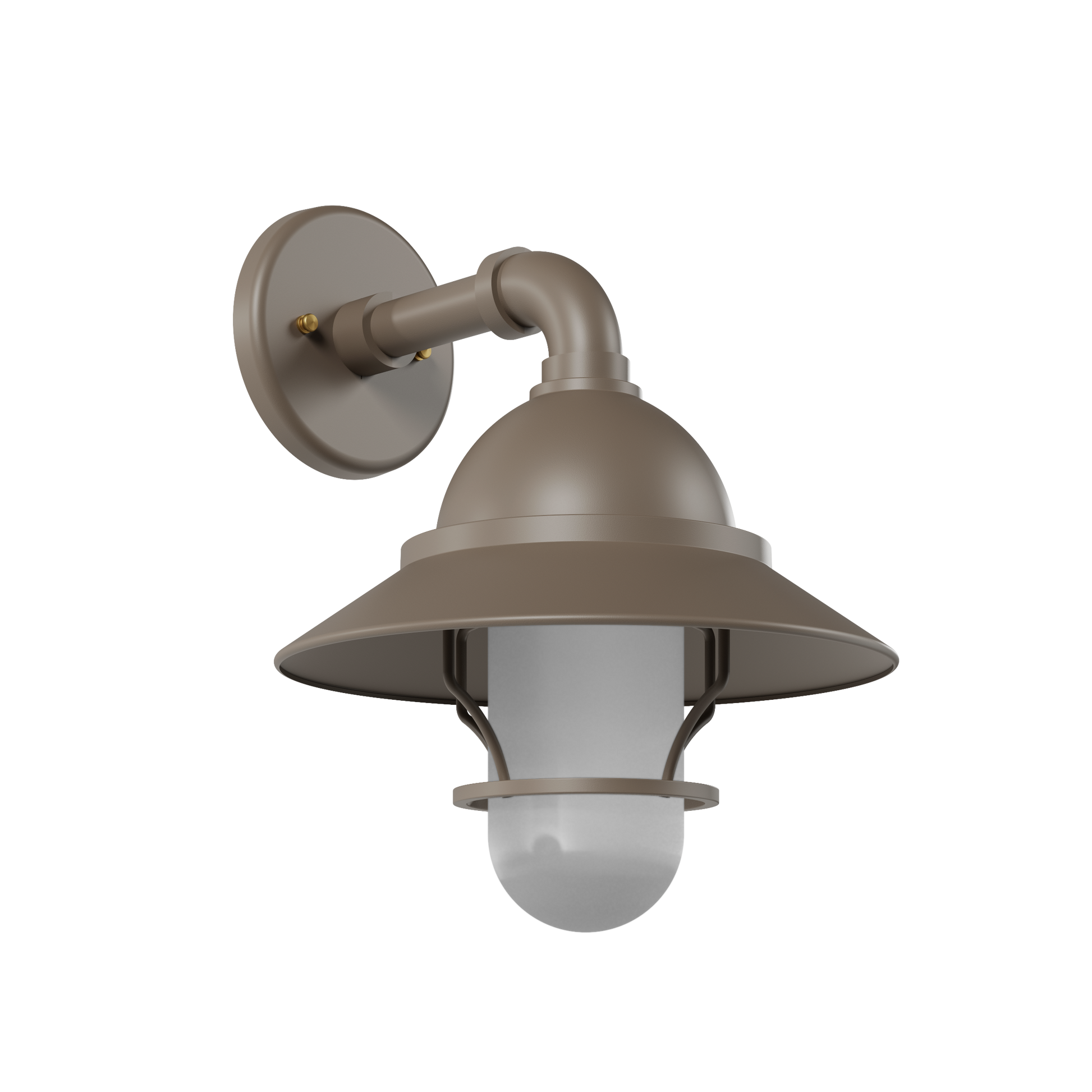 SNOC, SAN FRANCISCO - DOWN-MOUNT WALL MURAL WITH MEDIUM GLOBE AND GRID 22221, OUTDOOR WALL LIGHTS