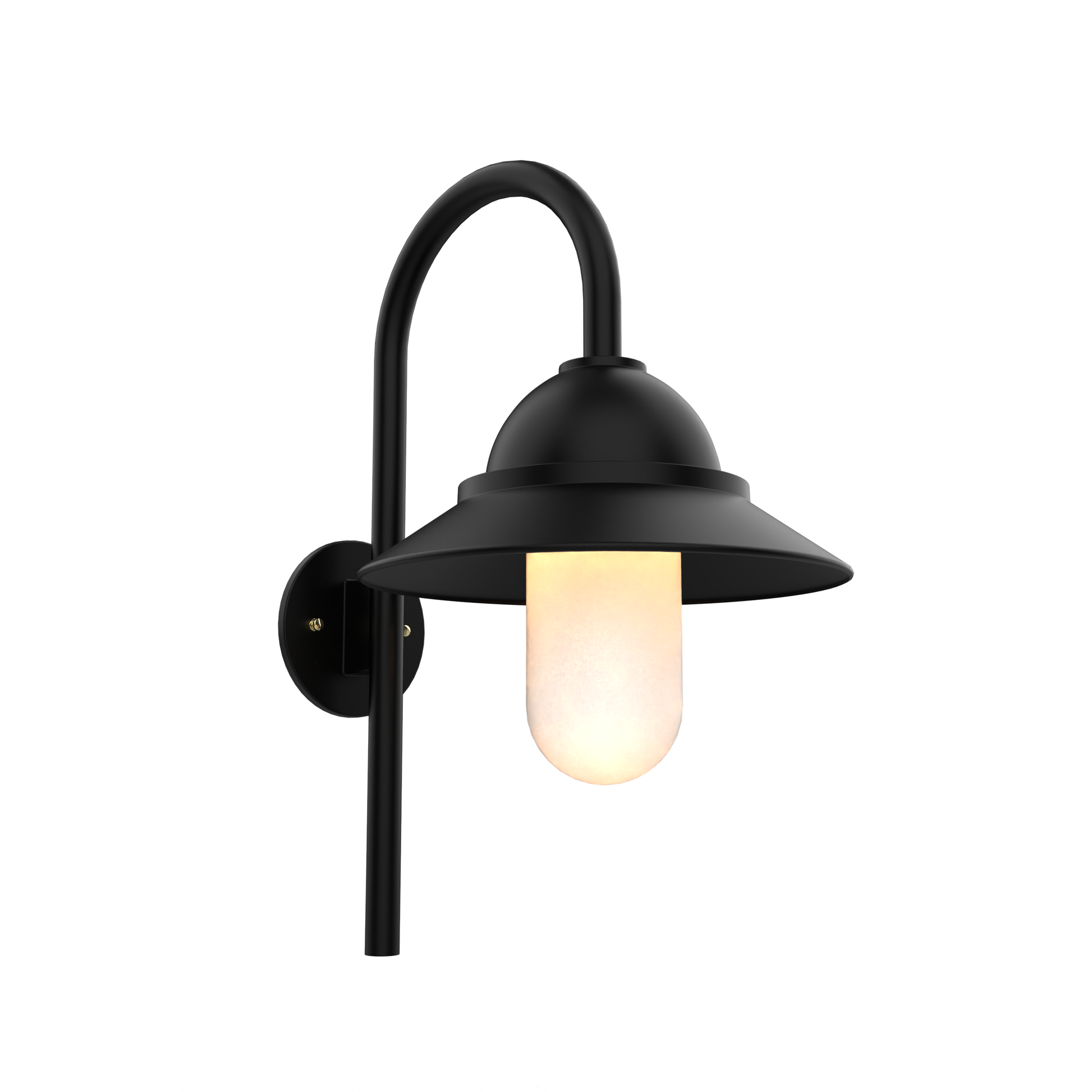 SNOC, SAN FRANCISCO - CANE DOWN WALL MOUNT WITH MEDIUM GLOBE 22399, OUTDOOR WALL LIGHTS
