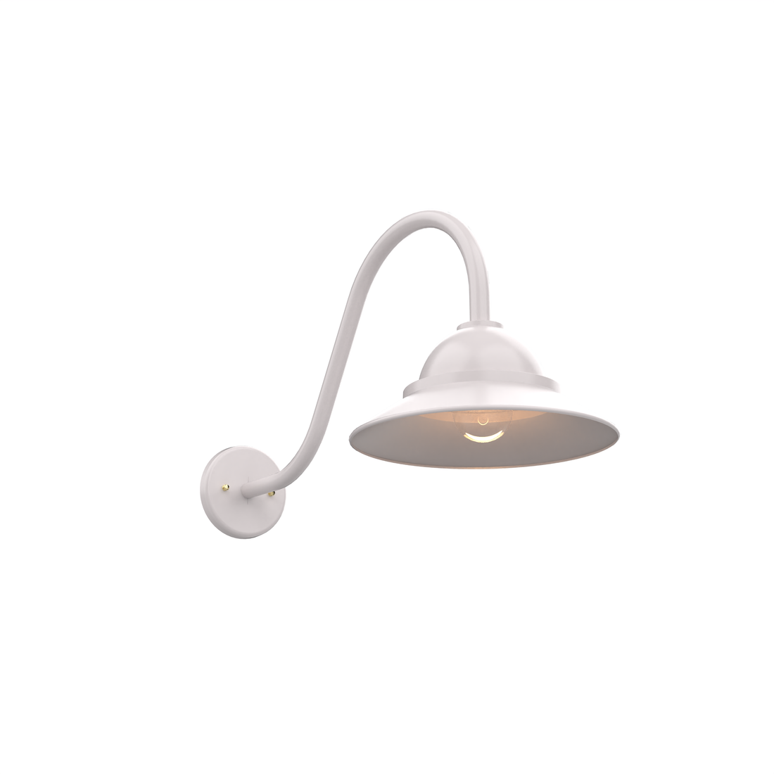 SNOC, SAN FRANCISCO - MEDIUM SIZE OPEN BOTTOM GOOSENECK MOUNT DOWN MURAL 22492, OUTDOOR WALL LIGHTS