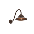SNOC, SAN FRANCISCO - MEDIUM SIZE OPEN BOTTOM GOOSENECK MOUNT DOWN MURAL 22492, OUTDOOR WALL LIGHTS