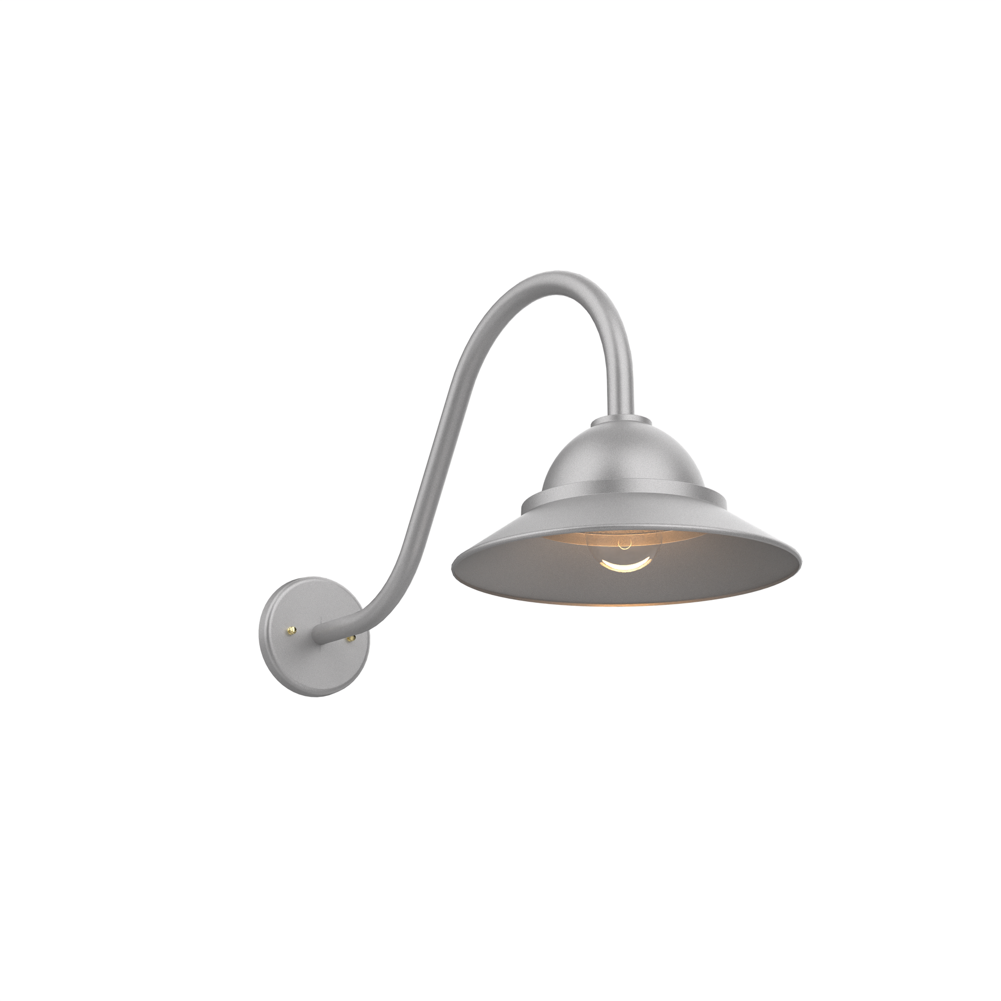 SNOC, SAN FRANCISCO - MEDIUM SIZE OPEN BOTTOM GOOSENECK MOUNT DOWN MURAL 22492, OUTDOOR WALL LIGHTS
