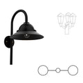 SNOC SAN FRANCISCO - TWO-HEAD MOUNT DOWN ON CANE OPEN BOTTOM MEDIUM FORMAT 22499 2A - Post