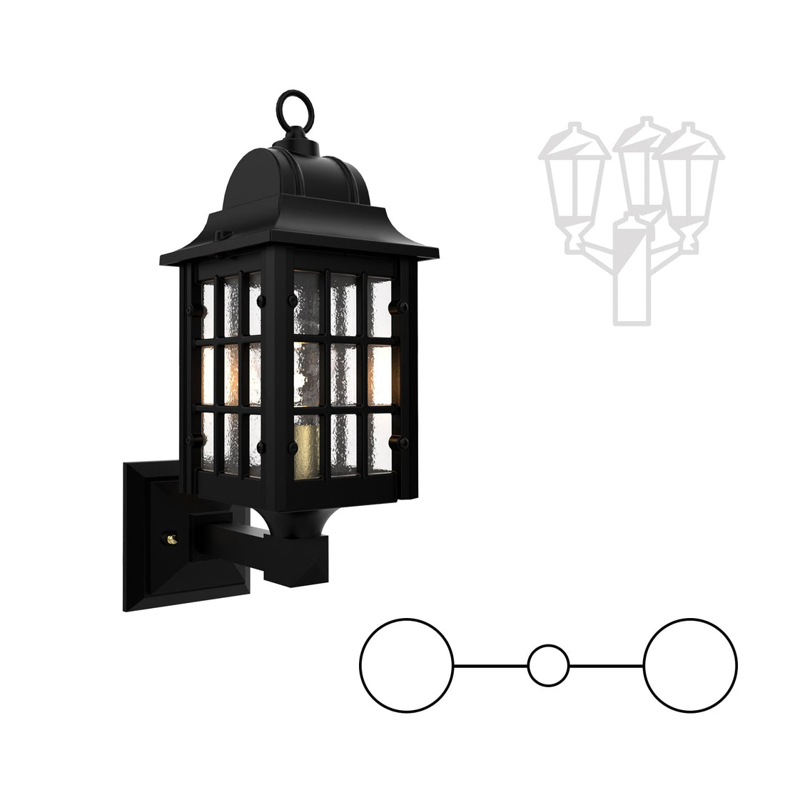 SNOC CONCORDE - DOUBLE HEAD UP MOUNT FOR MEDIUM POST 22565 2A - Post