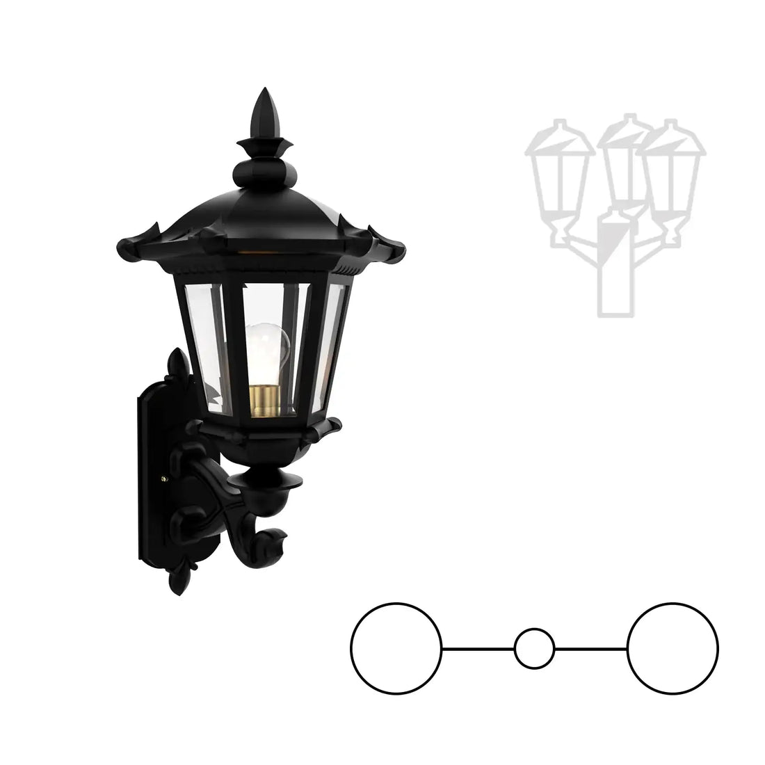 SNOC MONTPELLIER - TWO HEAD UP MOUNT FOR MEDIUM POST 23314 2A - Post