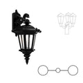 SNOC MONTPELLIER - CLOSED BOTTOM DOUBLE HEAD DOWN MOUNT FOR MEDIUM POST 23315 2A - Post