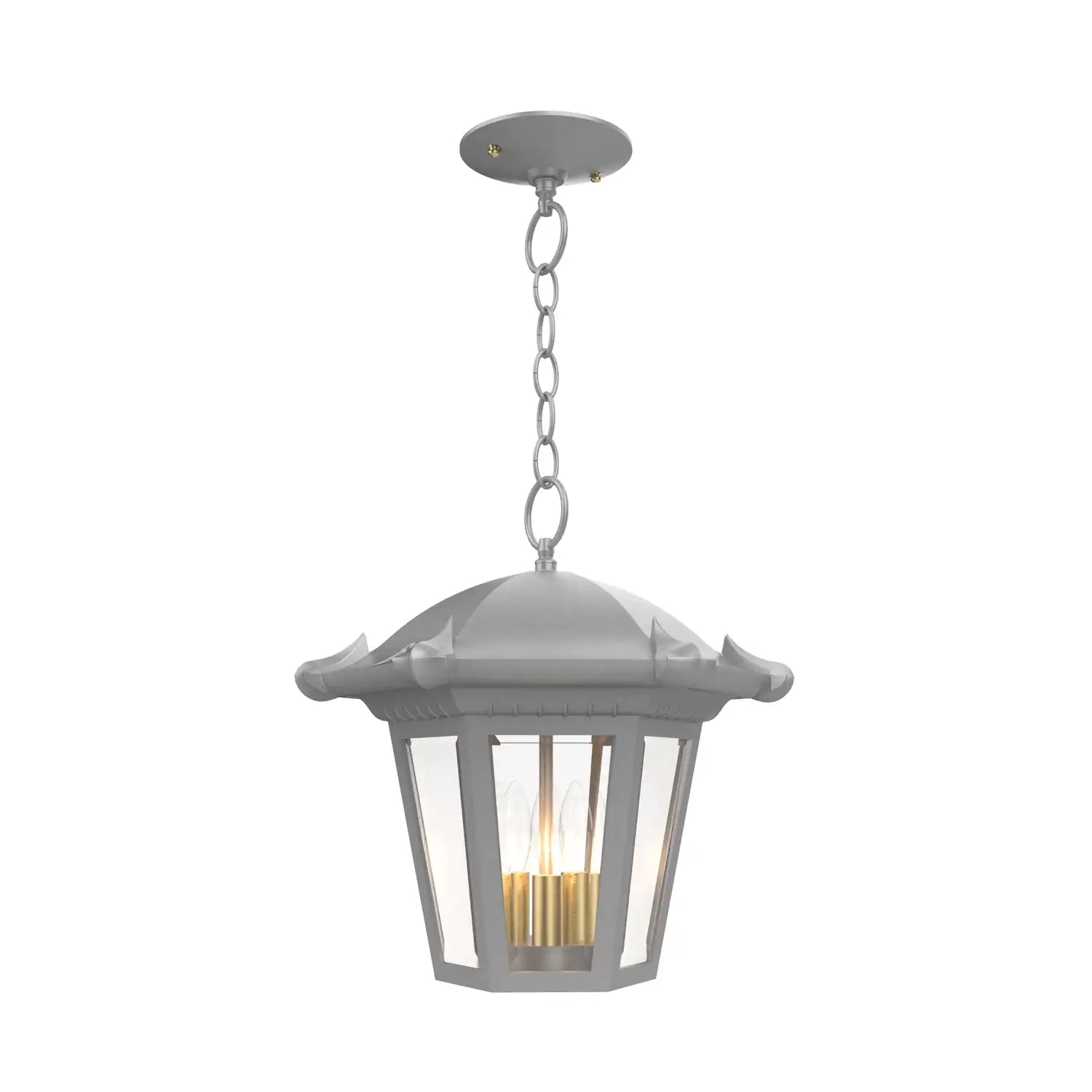 SNOC, MONTPELLIER - CEILING MOUNTING WITH CHAIN OPEN BOTTOM MEDIUM FORMAT 23350, OUTDOOR CEILING LIGHT